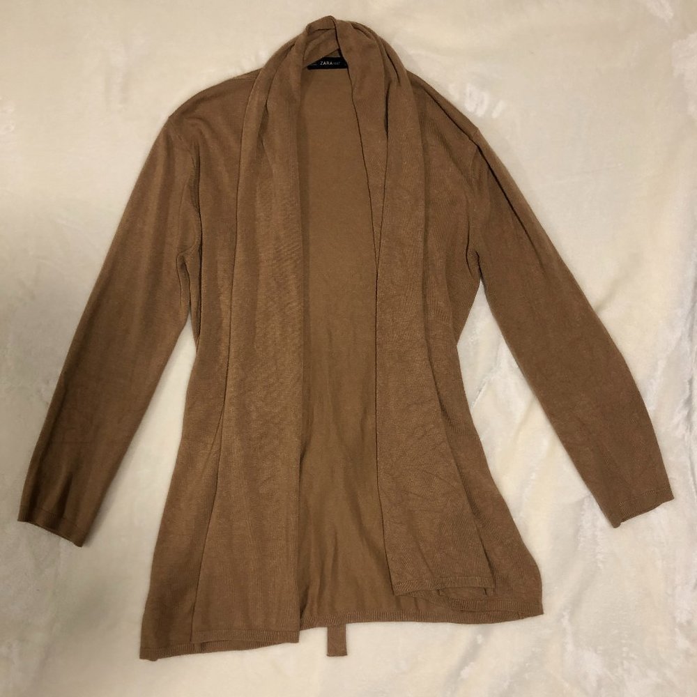 Zara || Beige Knit Sweater - Picture 4 of 8